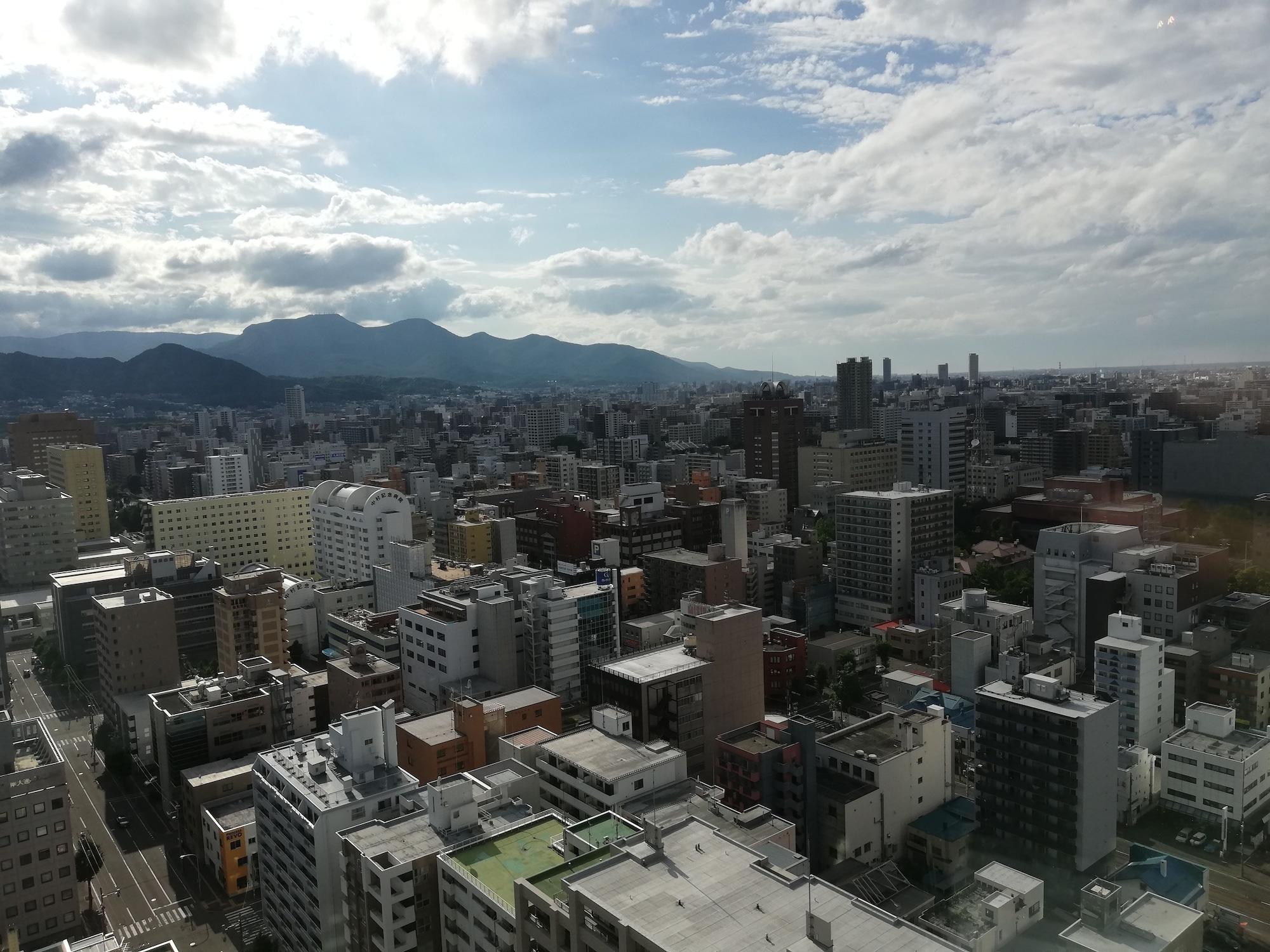 Sapporo Prince Hotel Екстер'єр фото View of the city
